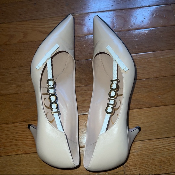 Gucci Pink Leather Heels - Picture 8 of 14